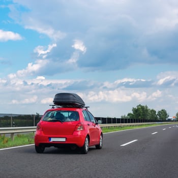 Auto mee op reis