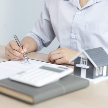 Ondertekening contract huis